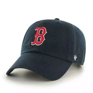 Boston red Sox navy blue dad hat adjustable